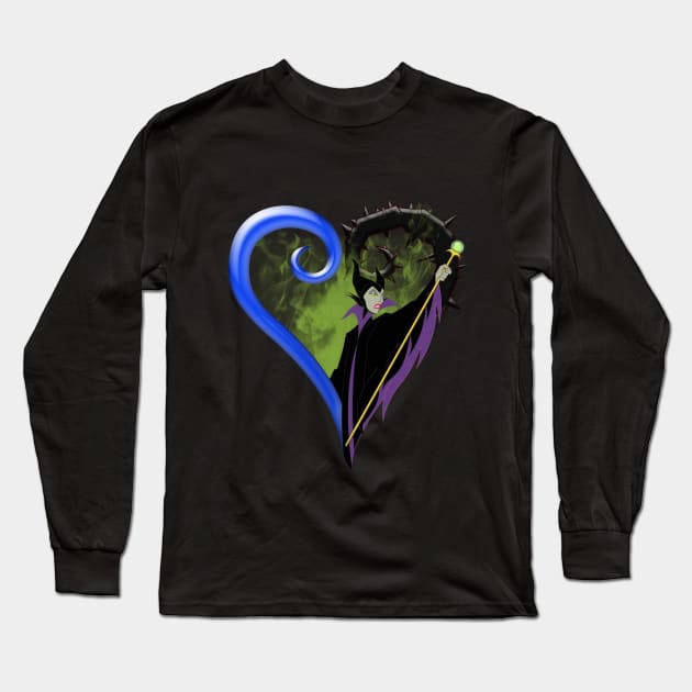 Maleficent True Darkness Long Sleeve T-Shirt by linguard